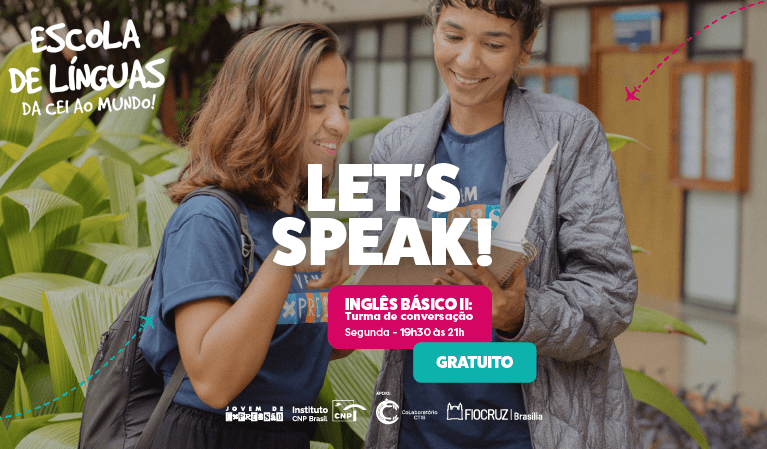 Curso gratuito de inglês para iniciantes abre inscrições no projeto Cei ao Mundo