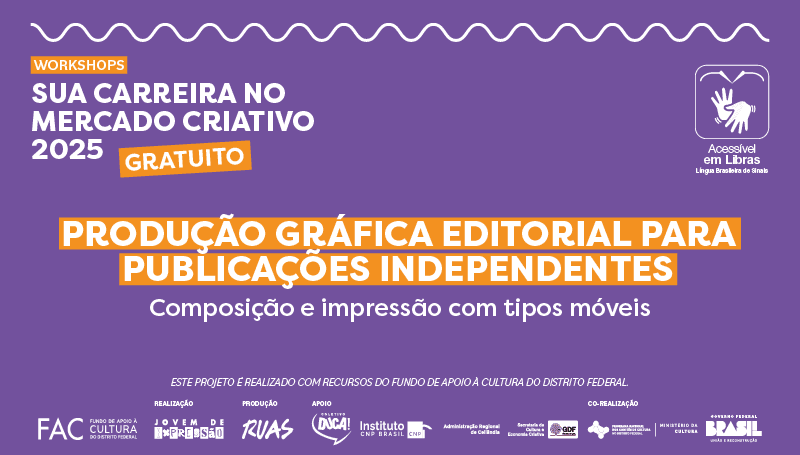 Workshops – Sua carreira no mercado criativo 2025