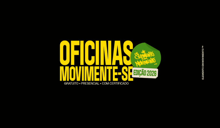 Oficinas Movimente-se: Jovem de Expressão e Festival Elemento em Movimento abrem inscrições para formações gratuitas voltadas ao mercado criativo