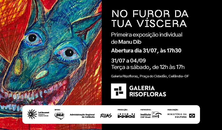 Galeria Risofloras recebe a exposição "No furor da tua víscera", primeira individual da artista Manu Dib