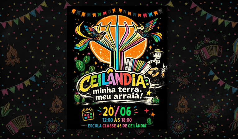 Jovem de Expressão é homenageado em festa junina que celebrou a história e a cultura de Ceilândia