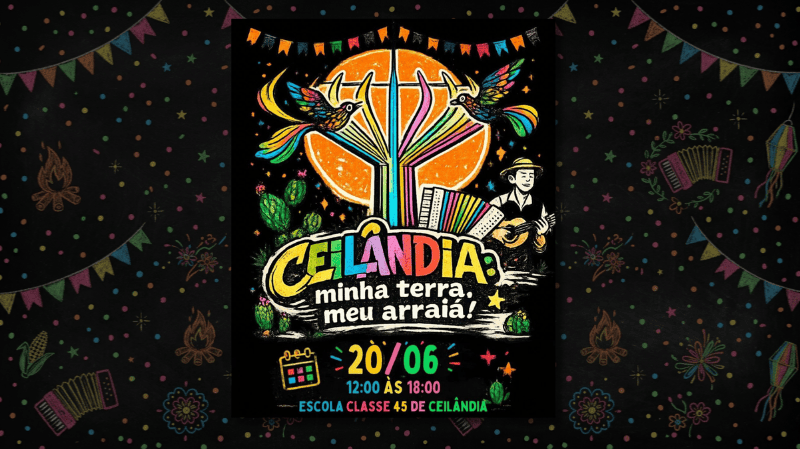 Jovem de Expressão é homenageado em festa junina que celebrou a história e a cultura de Ceilândia